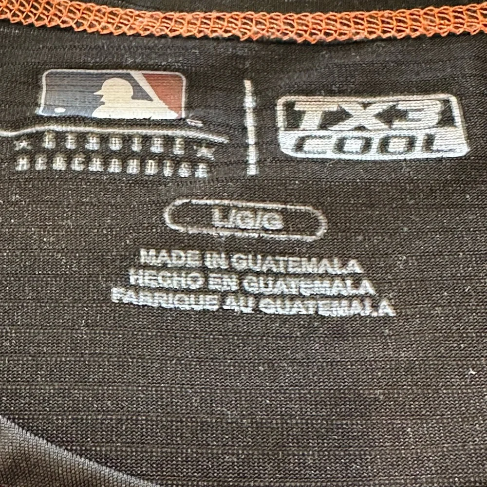 MLB Baltimore Orioles Black and Orange Ladies Tank Top -Sz Large TX3 Cool - Picture 6 of 7